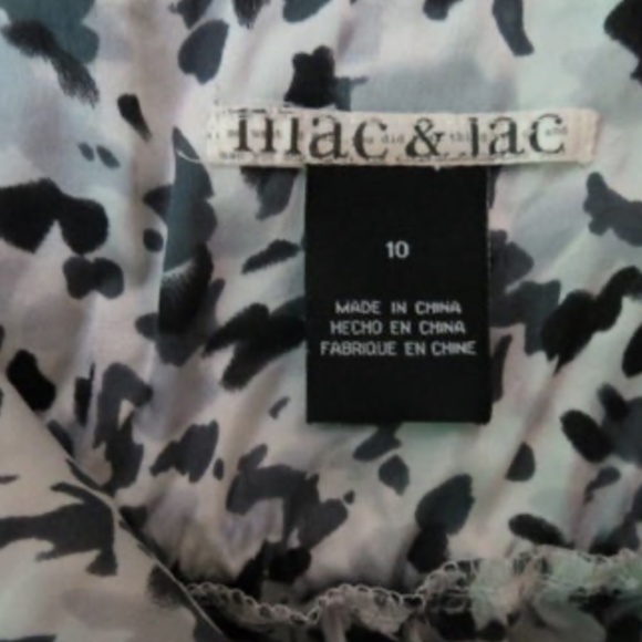 Mac & Jac Paint Splatter Silk Top - Picture 4 of 4